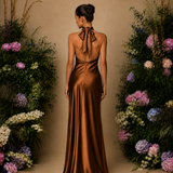 Vestido Glamour Longo Halter