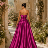 Vestido Glamour Longo Decote Com Faixa