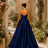Vestido Glamour Longo Decote Com Faixa