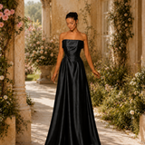 Vestido Glamour Longo Decote Com Faixa