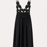 Vestido Ti.Amo Com Crochê Ilsutrativo