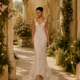 Vestido Longo Glamou Jacquard Com Transparência