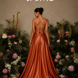 Vestido Glamour Abertura Lateral Atilhos