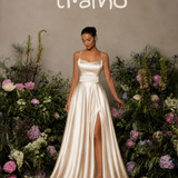 Vestido Glamour Abertura Lateral Atilhos