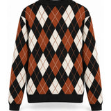 Casaco De Malha Losângulos