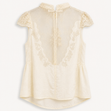 Polo Ti.Amo Com Ligeira Transparência Jacquard Trabalhado