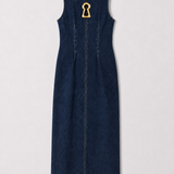 Vestido De Ganga Com Fechadura Dourada
