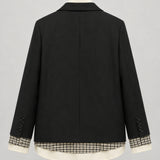 Blazer Ti.amo Efeito Camisa Tartan