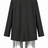 Blazer Ti.Amo Franjas Strass