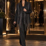 Blazer Ti.Amo Franjas Strass