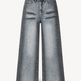 Calça Ti.Amo De Ganga Wide Leg Strass Aplicado