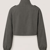 Casaco Ti.Amo Cropped Motivos Militar
