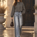 Casaco Ti.Amo Cropped Motivos Militar