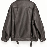 Biker Ti.Amo Cruzado De Pele Sintética