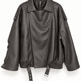 Biker Ti.Amo Cruzado De Pele Sintética