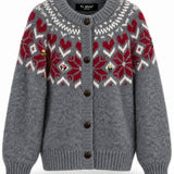 Ti.Amo Wool Blend Knit Cardigan