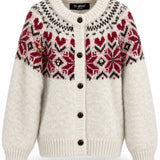 Ti.Amo Wool Blend Knit Cardigan