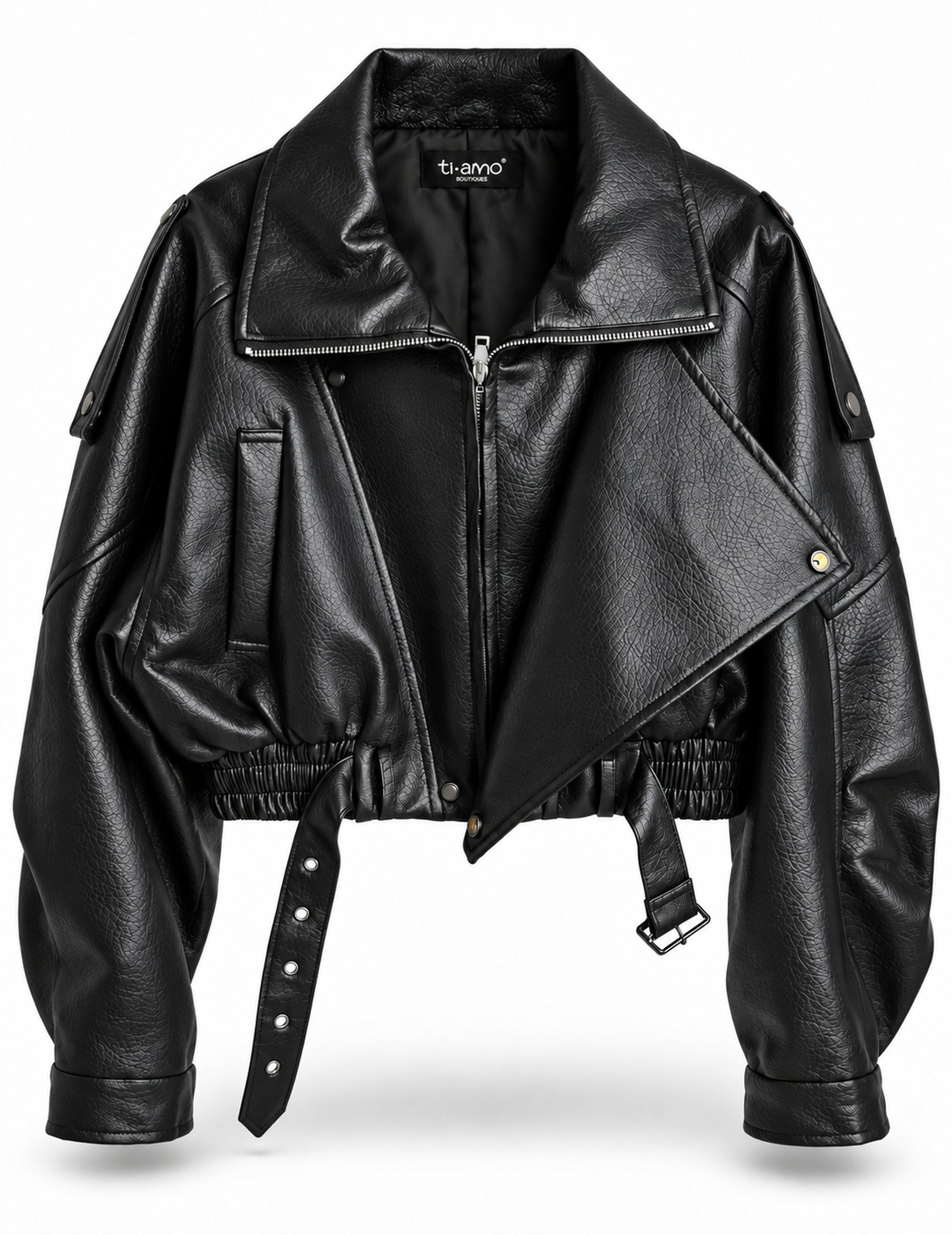 Biker Ti.Amo De Pele Sintética