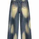 Jeans Ballon com Ilhós