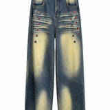 Jeans Ballon com Ilhós