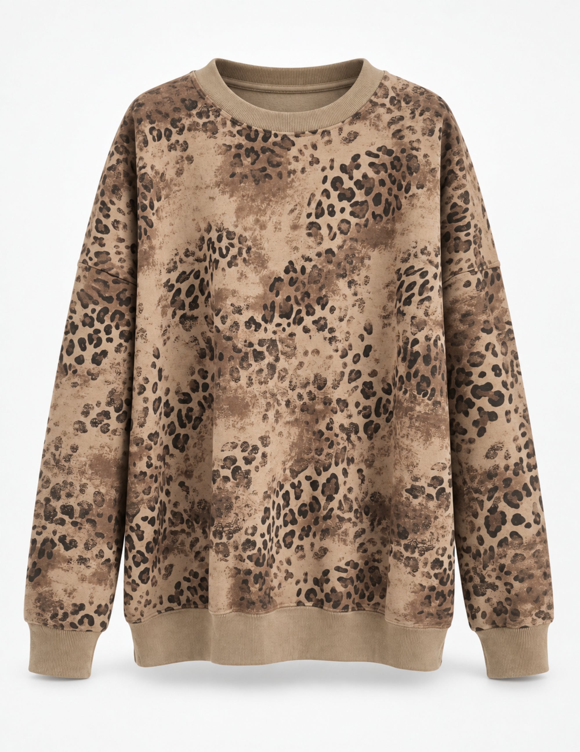 Sweat Ti.Amo Leo print Degradé
