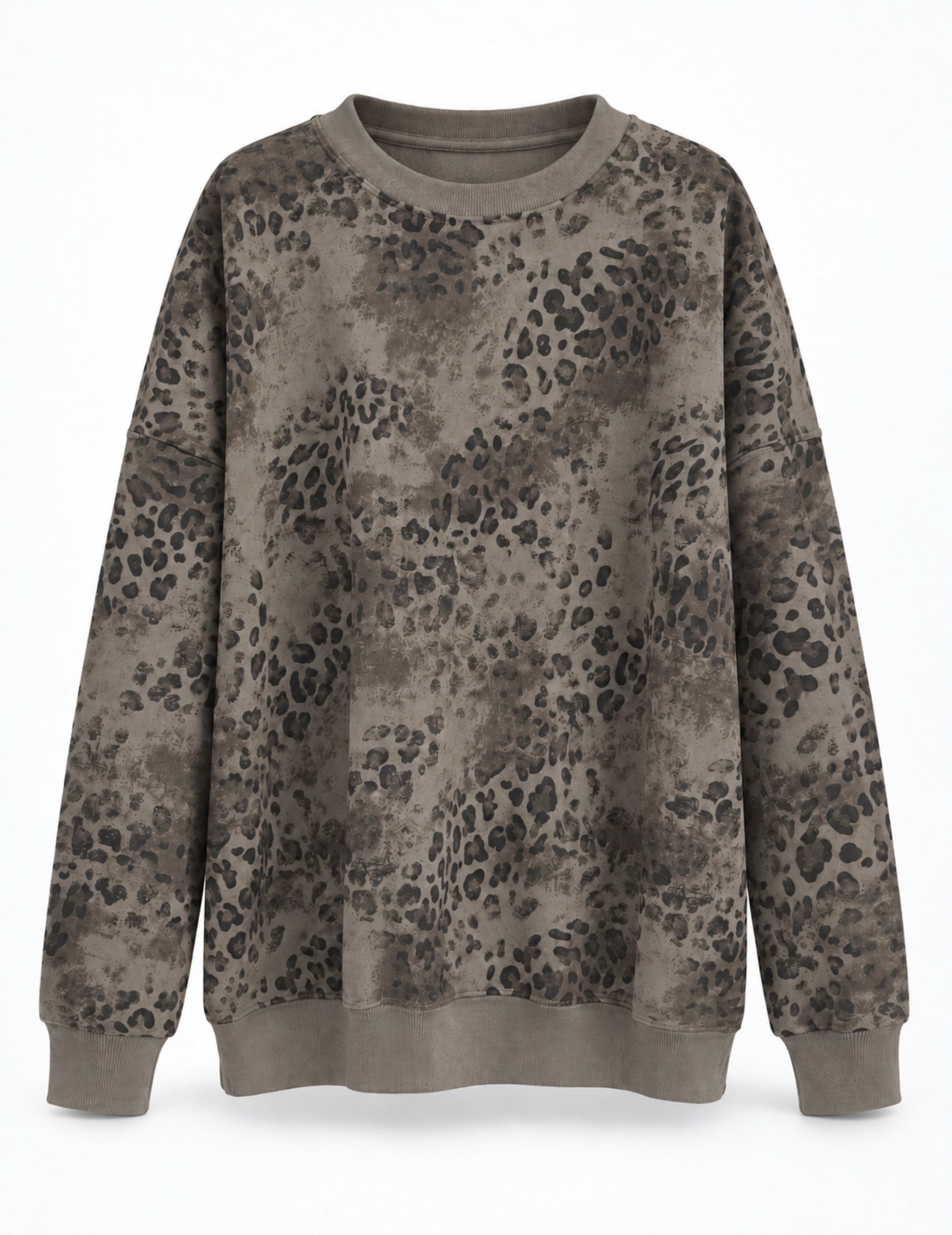 Sweat Ti.Amo Leo print Degradé