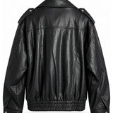 Biker Ti.Amo De Pele Sintética Efeito Afunilado