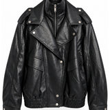Biker Ti.Amo De Pele Sintética Efeito Afunilado