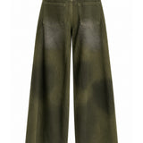 Calça Ti.Amo Wide Leg De Ganga C/Lenço