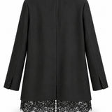Blazer Ti.Amo Oversize Guipura Aplicada