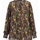 Camisa Ti.Amo Bordados Lantejoulas & Missangas