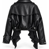 Biker Ti.Amo Cruzado Detalhe Plissado