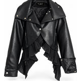 Biker Ti.Amo Cruzado Detalhe Plissado