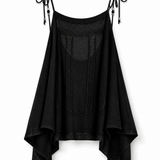 Top Ti.Amo  De Malha Perfurada Off Shoulder