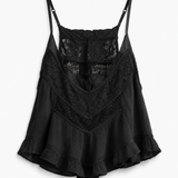 Top Cropped Ti.Amo Detalhes Rendados