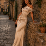Twinset Glamour Tio Drapeado + Saia Longa Guipura