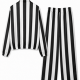 Twinset Ti.Amo Acetinado Riscas Verticais