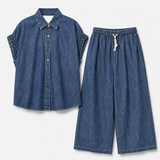 Twinset Ti.Amo Camisa Com Efeito Laço + Calça