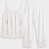 Twinset Ti.Amo Com Padrão Floral Bordado E Perfurado