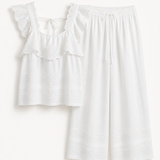 Twinset Ti.Amo Top Bordado Perfurado + Calça