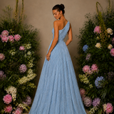 Vestido Glamour Plissado Glitter