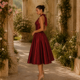 Vestido Longo Glamour Jacquard Halter Com Recorte Princesa