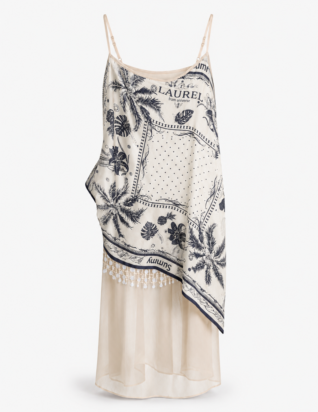 Vestido Ti.Amo Com Lenço Patchwork Incorpado