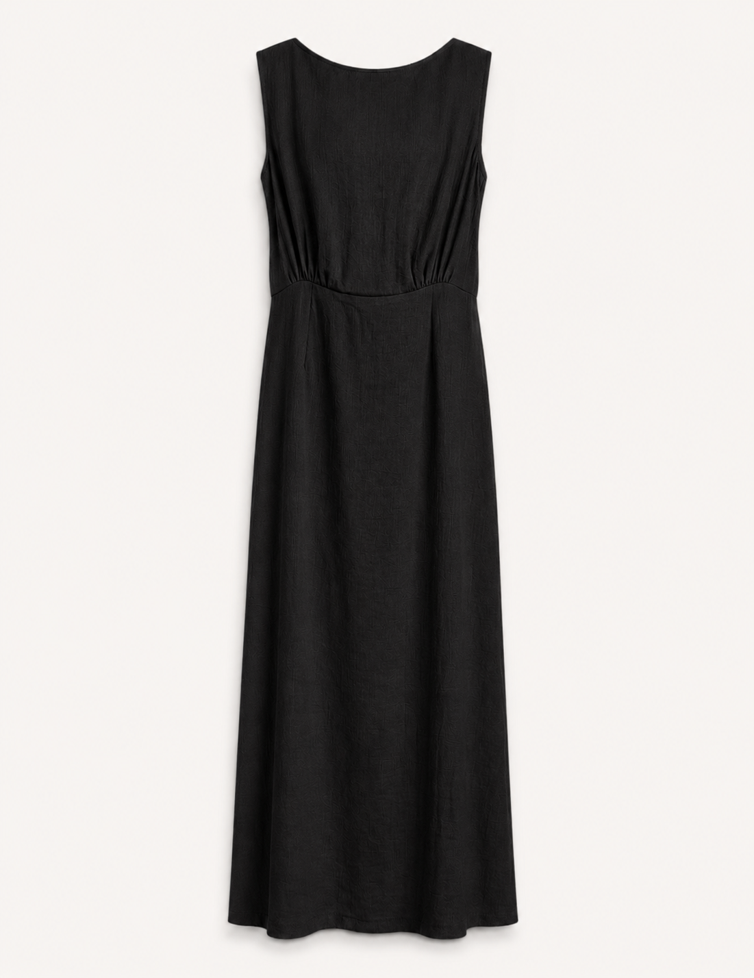 Vestido Ti.Amo Com Mistura De Linho & Drapeado