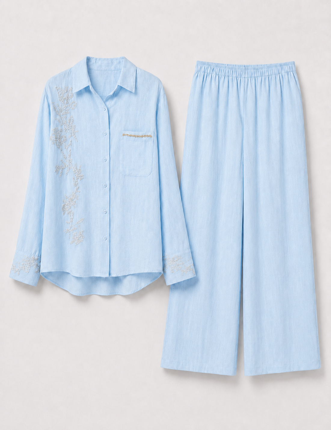 Twinset Ti.Amo De Linho Com Bordado & Missangas