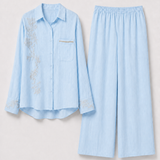 Twinset Ti.Amo De Linho Com Bordado & Missangas