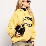 Sweat Ti.Amo College Style Com Capuz