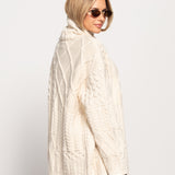 Casaco Ti.Amo De Malha Com Relevo