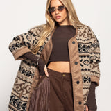 Casaco Ti.Amo Com Padrão Monárquico