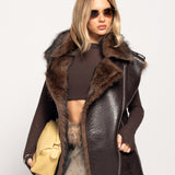 Colete Ti.Amo De Pele Sintética Forrado A Pêlo